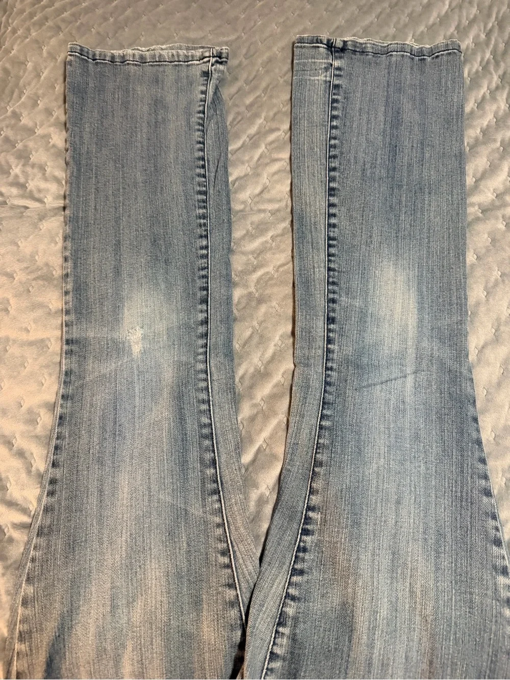 refuge bootcut Light Blue Jeans 7R #48 - Picture 4 of 13